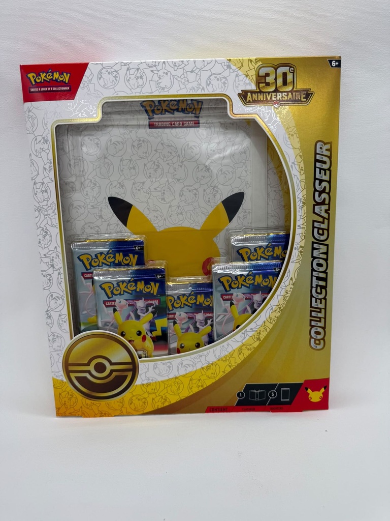 Pokémon Collection de classeurs 30e anniversaire (5 Booster)